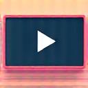 Play button icon over a video frame, symbolizing a series of educational tutorial videos with experts demonstrating wellness techniques.