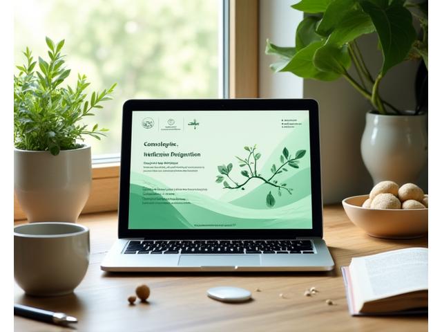 Diverse wellness content displayed on a tablet, with a serene background of nature and a person actively engaged